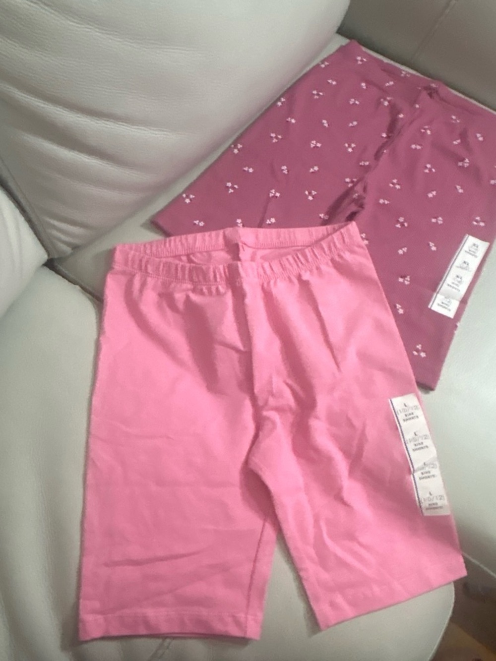Cat & Jack Pink and Rose Pajama Shorts Duo